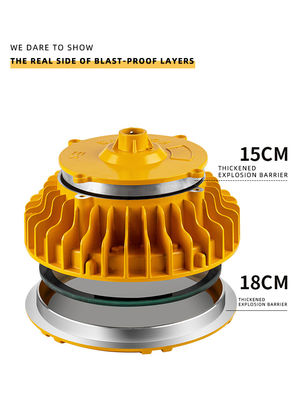 100W IP66 Aluminiowa lampa powodziowa LED ze stopu aluminium, odporna na wybuchy, do miejsc niebezpiecznych