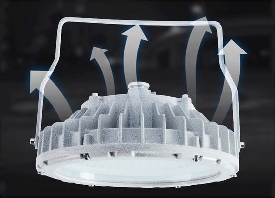 150W Aluminiowe oświetlenie przeciwwybuchowe LED Wysoki układ podmuchowy o klasyfikacji IP65 dla niebezpiecznych miejsc