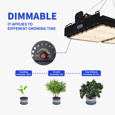 PPFD Reading Led Grow Light Lamps For Indoor Plants NR Specturm
