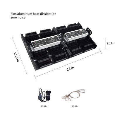 PPFD Reading Led Grow Light Lamps For Indoor Plants NR Specturm