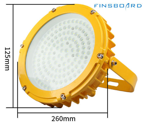 Lampa górnicza przeciwwybuchowa ATEX z ochroną IP66, diodami LED SMD2835/3030 i aluminiowym szkłem przeciwwybuchowym