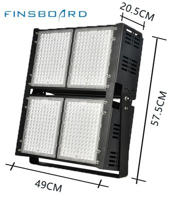 Światła LED do stadionów z możliwością ściemniania 6500W, kąt soczewki 45°