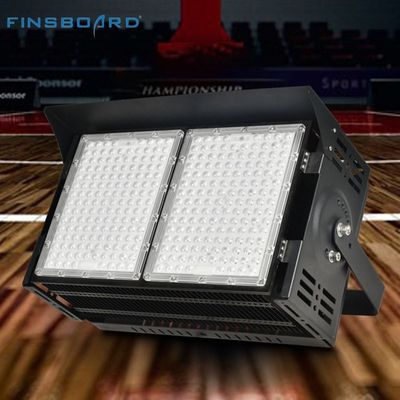 120lm/w IP66 Oświetlenie Stadionu LED z Kratą, Kąt Obiektywu 90°