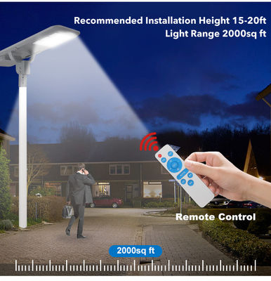 SMD5054 3000-8000K IP65 Wodoodporna solarna lampa uliczna LED 6V polikrystaliczna