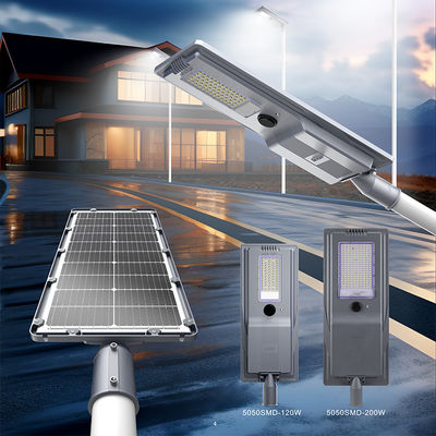 Dobrej jakości, wodoodporna lampa uliczna IP65, zewnętrzna, SMD, odlewana aluminiowa, 400W 600W, zintegrowana, LED, solarna lampa uliczna