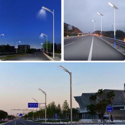 Oszczędność energii wodoodporna na zewnątrz IP65 All in One Smart Energy LED Lighting Zintegrowane światło uliczne słoneczne 60W 80W 100W