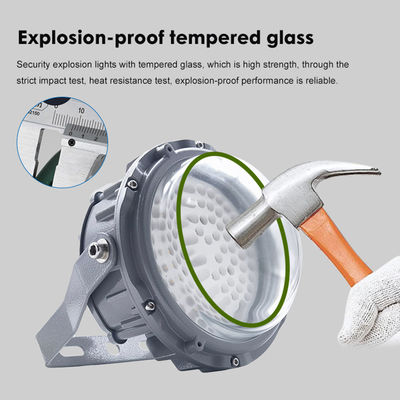 Wodoodporna lampa liniowa IP65, przeciwwybuchowa, 50W 100W 150W, oświetlenie LED do miejsc niebezpiecznych, z aluminium i szkłem hartowanym