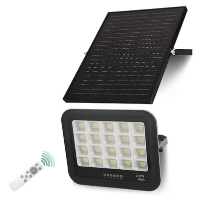 Ip65 ABS Lampa solarna ze szkłem hartowanym Reflektor 100w 200w 300w 400w 500w Led Solar Flood Light