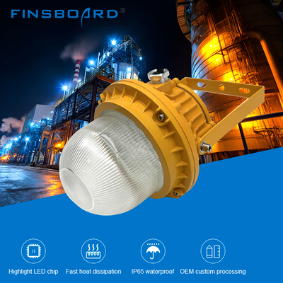 Aluminium Tempered Glass Atex Explosion Proof Lamp Lampy przeciwwybuchowe Lampy przeciwwybuchowe Ip65 50w 100w 150w Lampa przeciwwybuchowa High Bay Light
