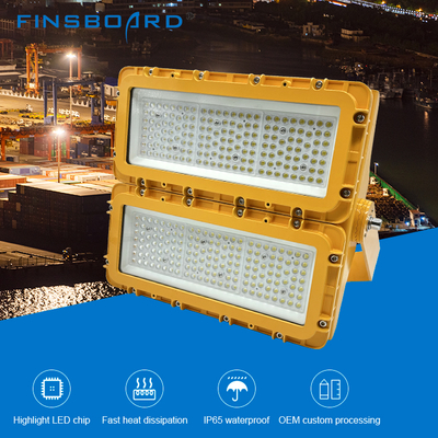 Fabryka Warsztaty Aluminiowe szkło hartowane LED Światło przeciwwybuchowe 150W 300W 600W