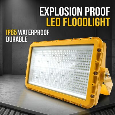 300W LED przeciwwybuchowe światło powodziowe 90° Żółte, wysoka widoczność, oznakowanie strefy bezpieczeństwa ATEX IIB T6 IP65 Oświetlenie RFEPL8280
