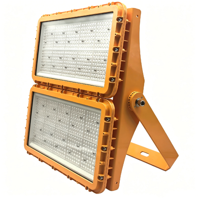 300W High-Efficiency LED Explosion Proof Flood Light with 316L Stainless Steel and ATEX II 2G Ex d IIC T6 Gb Certification