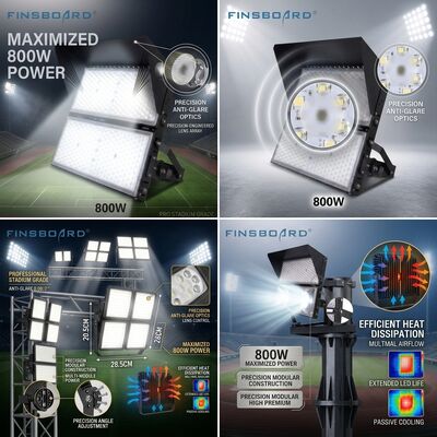 IK08 Impact Resistant LED Stadium Lighting IP66 SMD3030 for Outdoor Arena