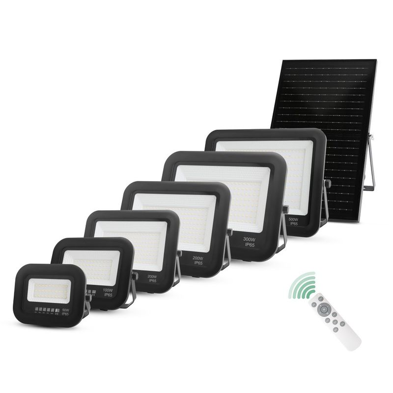 Wysokiej świetlności zewnętrznego światła słonecznego Ip65 Control Aluminium Solar Led Flood Light