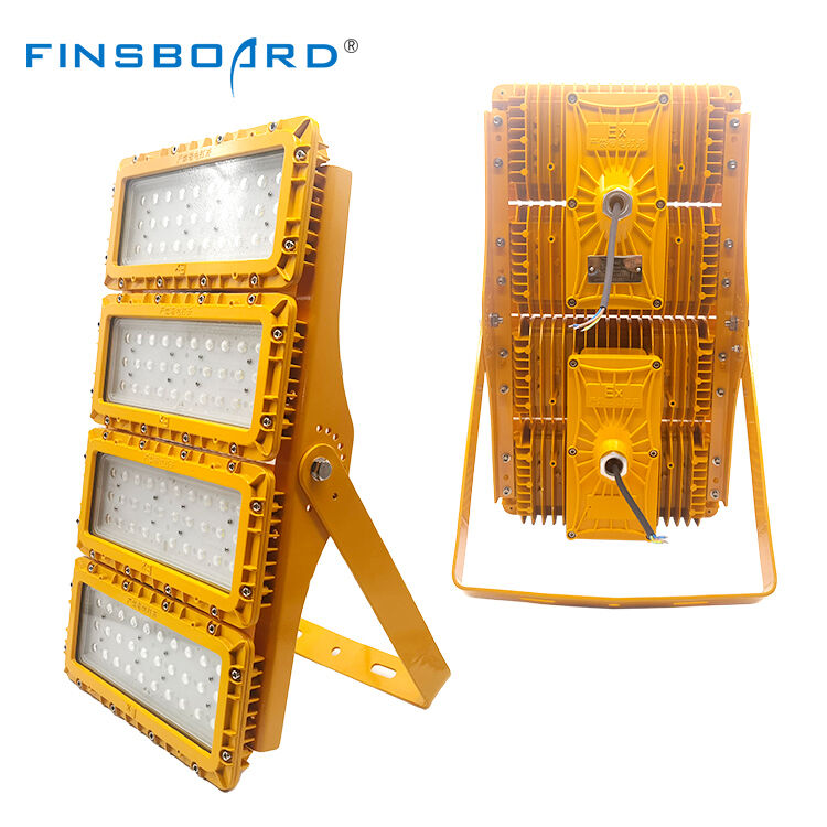600W LED wybuchoodporne światło powodziowe DC słoneczne niskiego napięcia z dala od sieci Rurociąg z odległą głowicą studni IP66 Aluminium ADC12