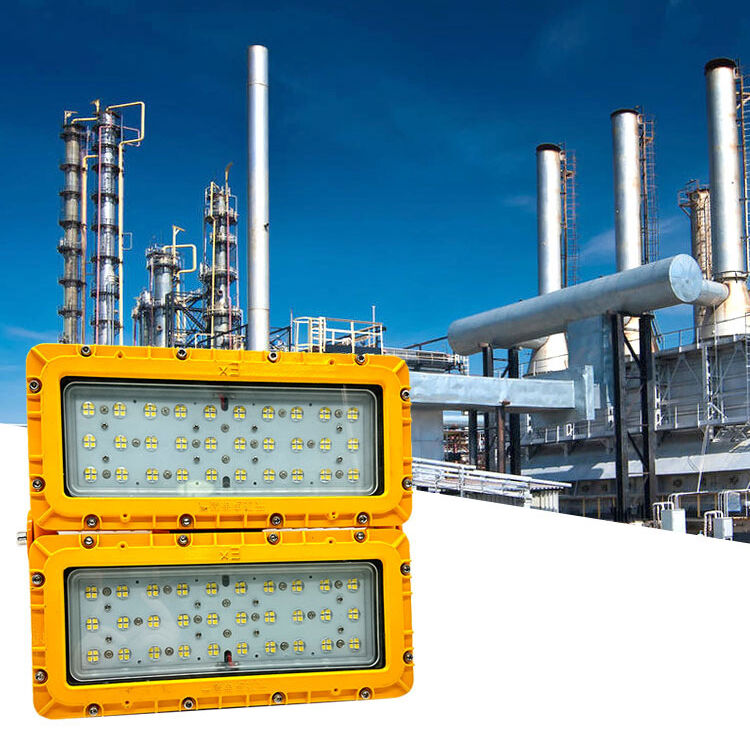 300W LED przeciwwybuchowe światło powodziowe 30° punktowy sufitowy High Bay szare wykończenie ATEX IIB T6 IP65 RFEPL8280 oświetlenie