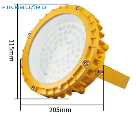 WF2 IP66 Wodoodporna, wypukła szklana osłona, przeciwwybuchowa lampa LED