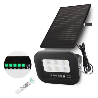 50 Watt LED światło słoneczne IP65 całkowicie czarny monokrystaliczny silikonowy panel słoneczny