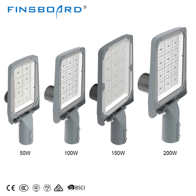 Ip67 Aluminiowy odlewany 50w 100w 150w 200w sterowanie światłem zintegrowane światło uliczne LED